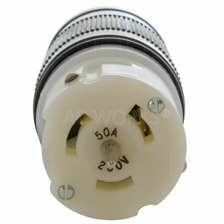 Ac Works California Standard 50A 250V 3-Wire Locking Female Connector Assembly CS8264